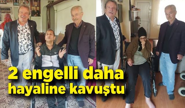 Zonguldak'ta 2 engelli hayaline kavuştu