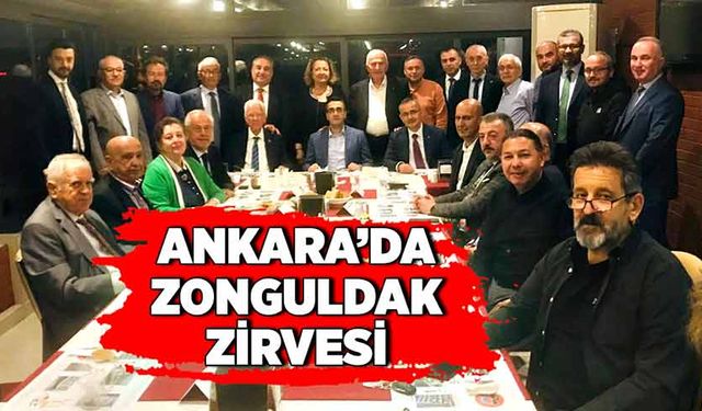 Ankara’da Zonguldak zirvesi iftarda buluştu