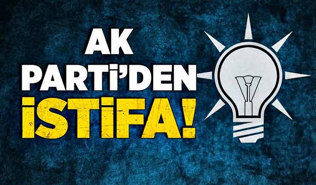 AK Parti'den istifa