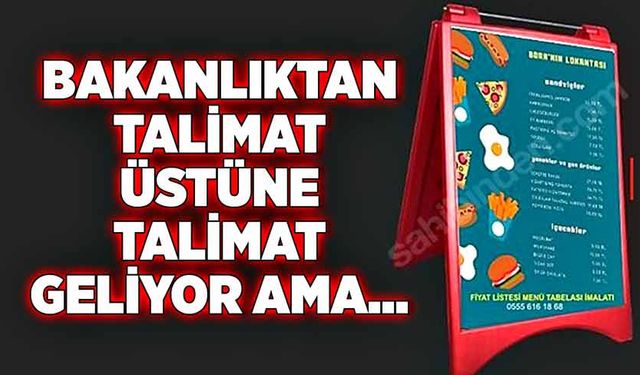 Bakanlıktan talimat üstüne talimat geliyor ama…