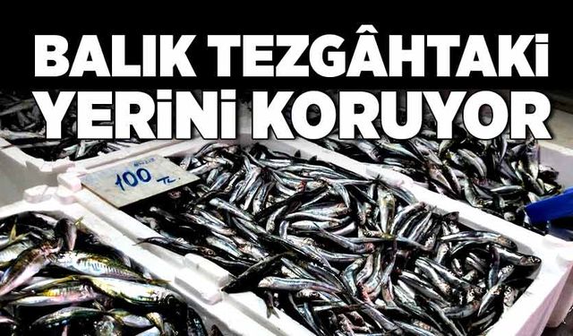 Sıcak havaya rağmen balık tezgâhtaki yerini koruyor