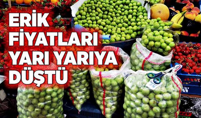 Erik fiyatları yarı yarıya düştü