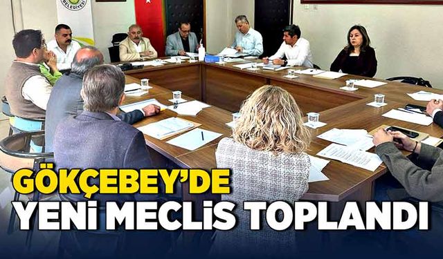 Gökçebey'de yeni meclis toplandı!