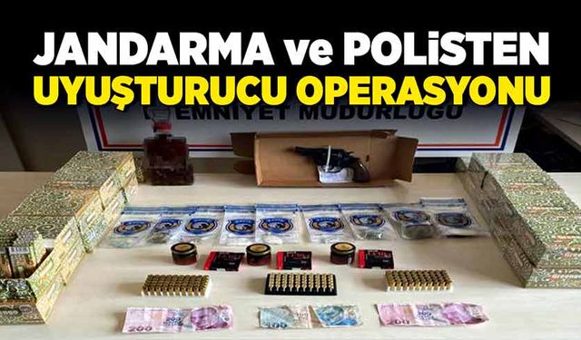 Jandarma ve polisten uyuşturucu operasyonu