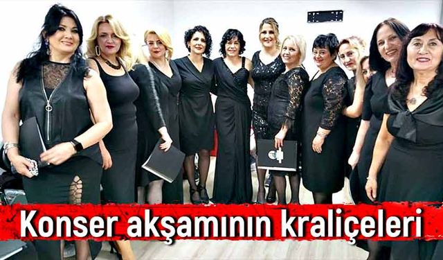 Konser akşamının kraliçeleri