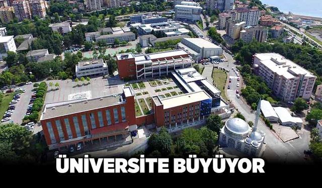 Üniversite büyüyor