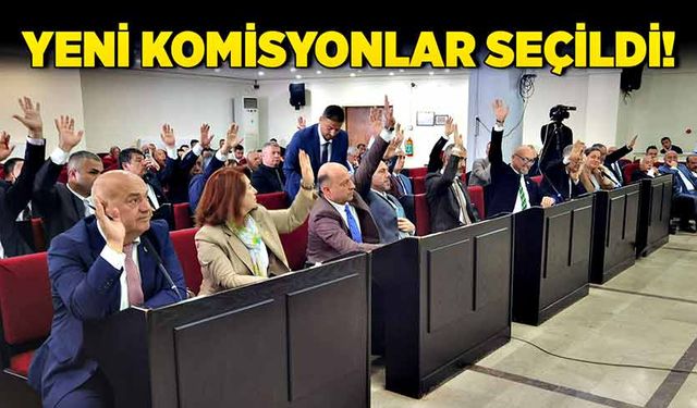 Yeni komisyonlar seçildi!