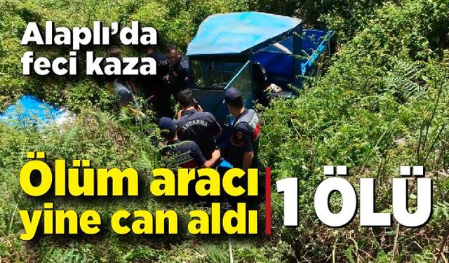 Alaplı'da ölüm aracı yine can aldı; 1 ölü