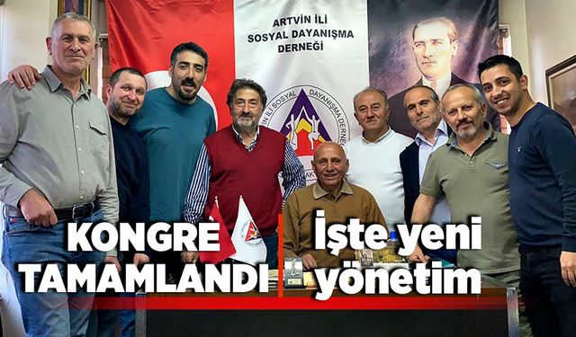 Kongre tamamlandı, işte yeni yönetim