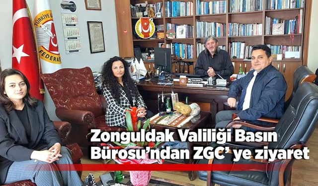 Zonguldak Valiliği Basın Bürosu’ndan ZGC’ ye ziyaret