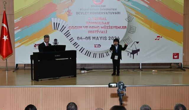 Zonguldak Çocuk ve Genç Müzisyenleri Festivali yapıldı