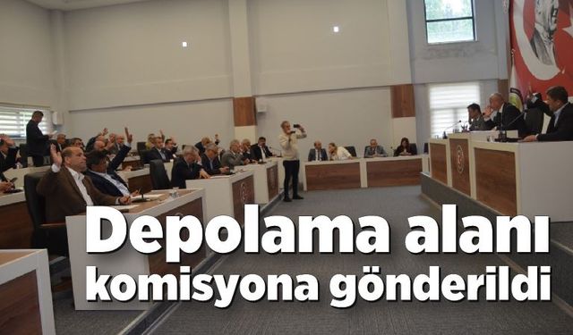 İl Genel Meclisinde gündem Çaycuma Depolama alanı