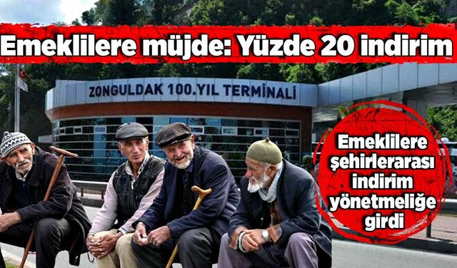 Emeklilere şehirlerarası indirim yönetmeliğe girdi