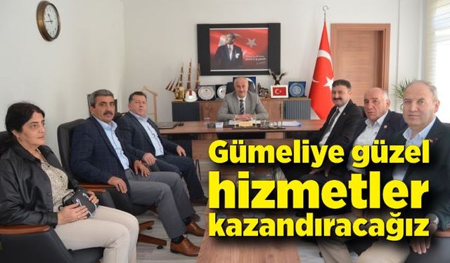 Gümeli Belediye Başkanından Karaveli’ye ziyaret