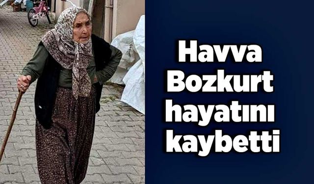 Havva Bozkurt hayatını kaybetti