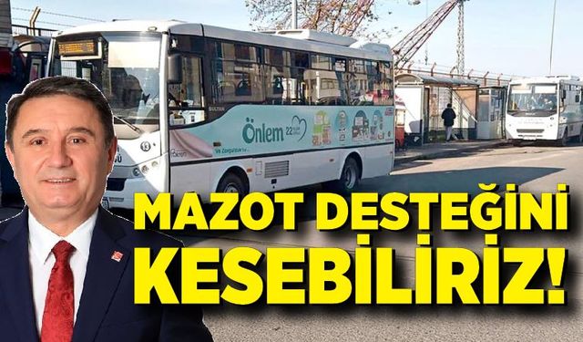 Tahsin Erdem: Mazot desteği sürdürülebilir değil