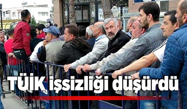 TÜİK işsizliği düşürdü