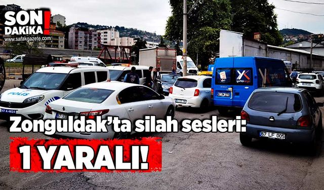 Zonguldak’ta silah sesleri: 1 yaralı!