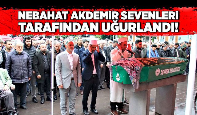 Nebahat Akdemir sevenleri tarafından uğurlandı!