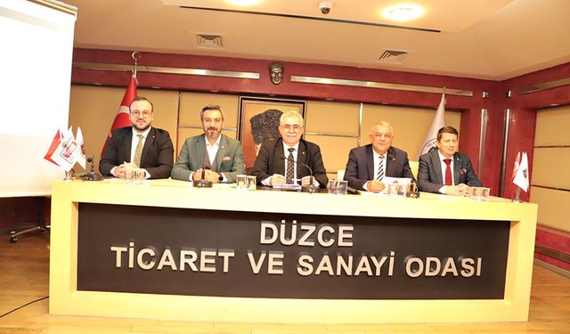 Düzce TSO Meclisi olağan üstü toplandı