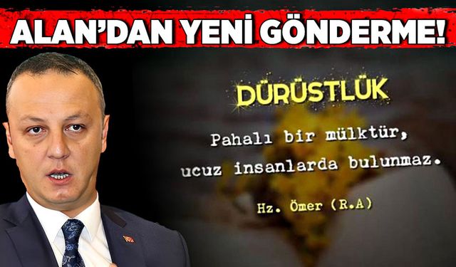 Selim Alan'dan yeni gönderme!