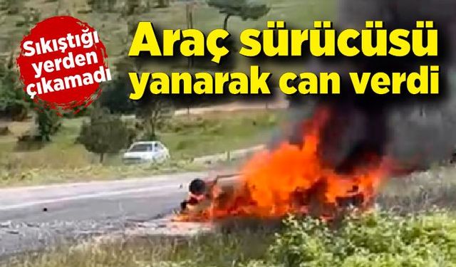 Feci kaza: Araç sürücüsü yanarak can verdi, 7 kişi yaralandı