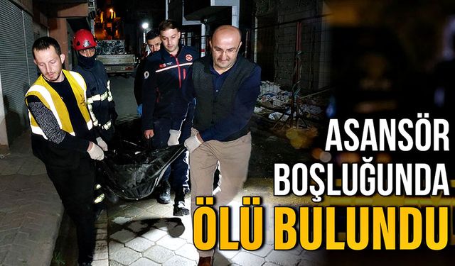 Asansör boşluğunda ölü bulundu!