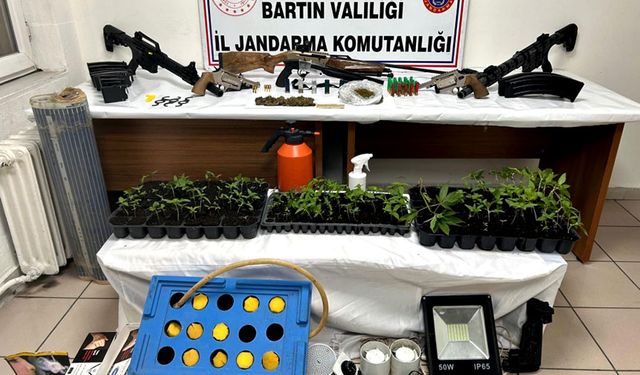 Bartın'da jandarmadan uyuşturucu operasyonu