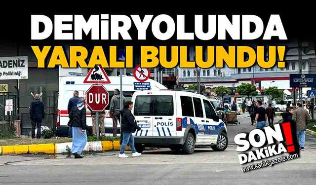 Demiryolunda yaralı bulundu!