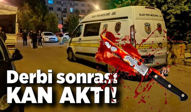 Derbi sonrası kan aktı: 3 yaralı