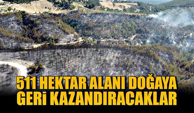 511 hektar alanı doğaya geri kazandıracaklar