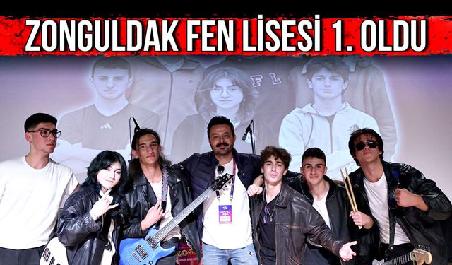 Zonguldak Fen Lisesi 1. oldu