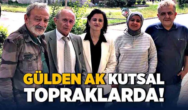 Gülden Ak kutsal topraklarda!