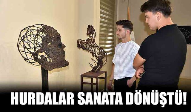 Hurdalar sanata dönüştü!