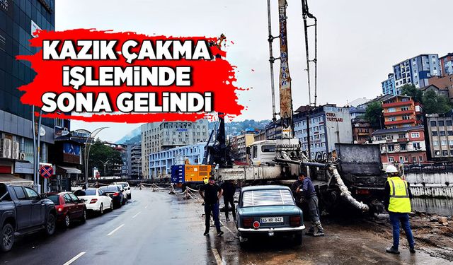 Kazık çakma işleminde sona gelindi