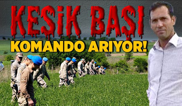 Kesik başı komando arıyor!