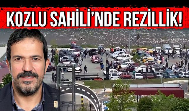 Kozlu Sahili’nde rezillik yaşanıyor!