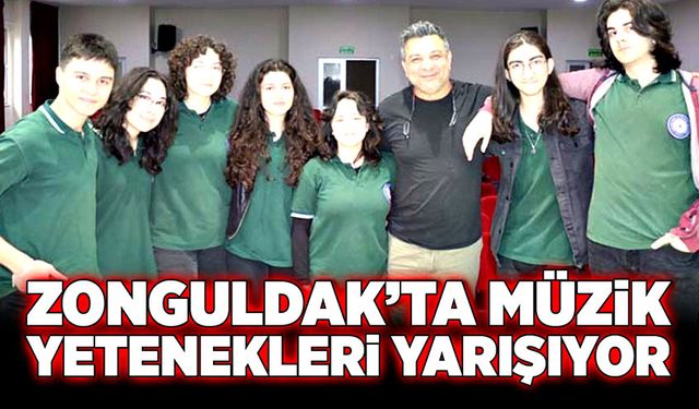 Zonguldak’ta müzik yetenekleri yarışıyor