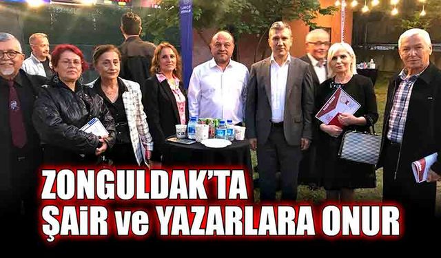 Zonguldak’ta şair ve yazarlara onur