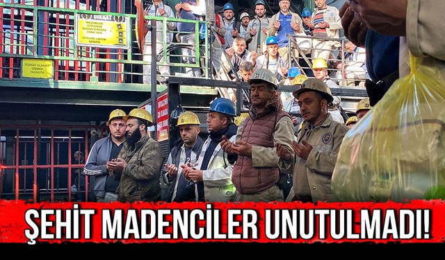 Şehit madenciler unutulmadı!