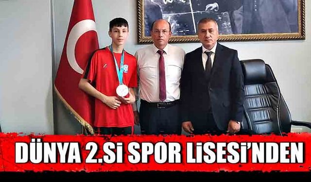 Dünya ikincisi Spor Lisesi’nden