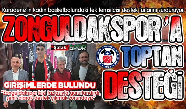 Zonguldakspor destek turunda... Başkan Tan, Köksal Toptan’a çıktı