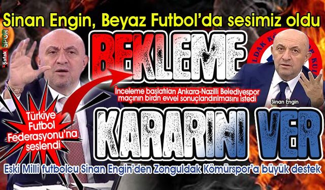 Beyaz TV’de sesimiz oldu: “Benim emekçi takımım Zonguldakspor’un günahı ne?”
