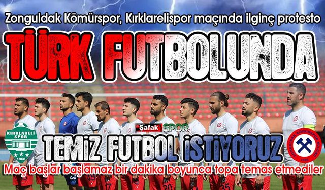 Temiz futbol istiyoruz... Emeğe ve alın terine saygı gösterilsin