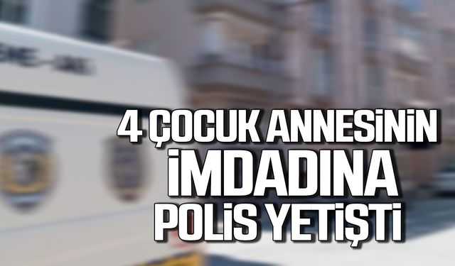 Polis 4 çocuk annesini ipten alıp hayata döndürdü!