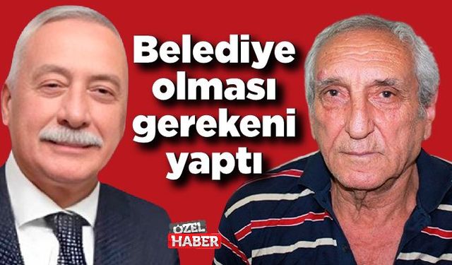 Belediye olması gerekeni yaptı