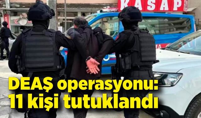 Düzce'de DEAŞ operasyonu: 11 kişi tutuklandı