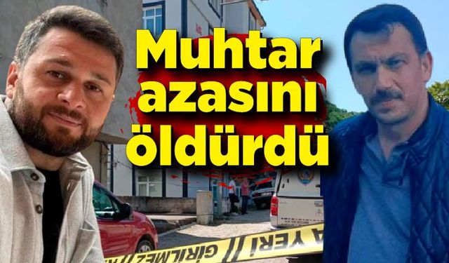 Azasını vuran muhtar tutuklandı