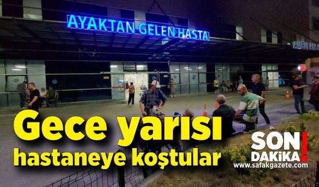 Gece yarısı hastaneye koştular! 17 kişi zehirlendi