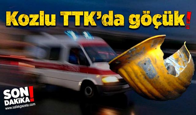 Kozlu TTK’da göçük!